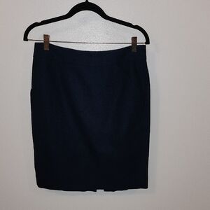 J. Crew Navy Pencil Skirt